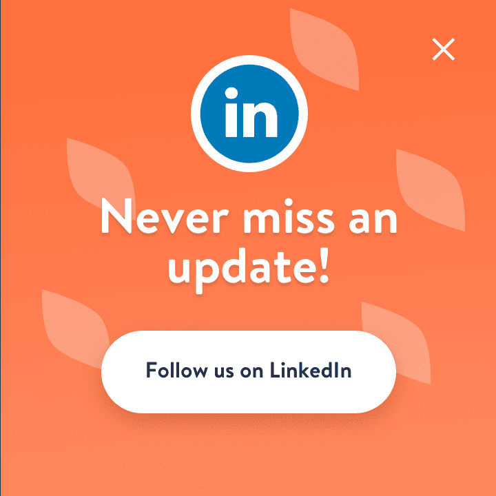 Never miss an update! Follow us on LinkedIn