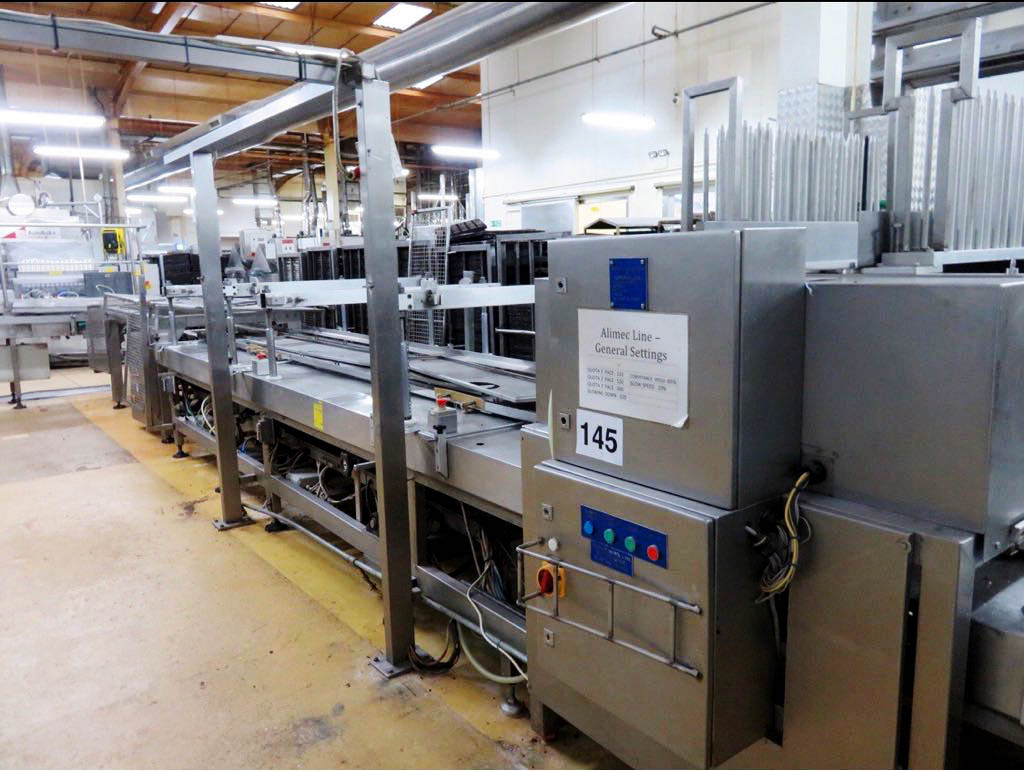 Alimec cupcake depositing line