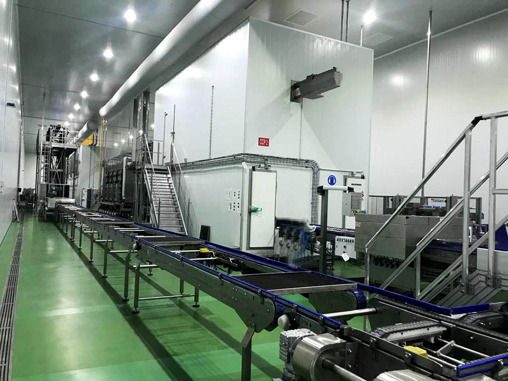 Mecatherm frozen baguette line